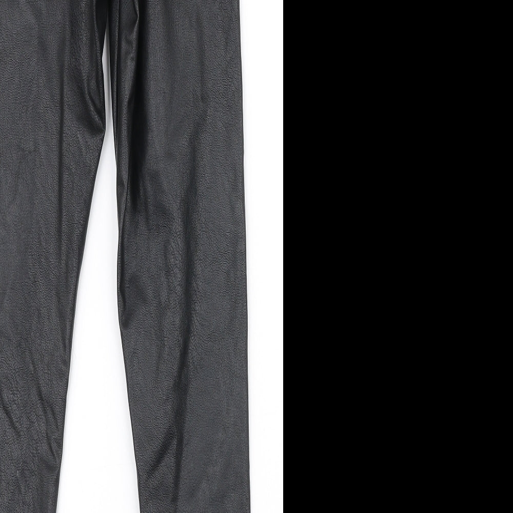 Gallery Womens Black Polyester Dress Pants Trousers Size 10 L26 in Slim Zip