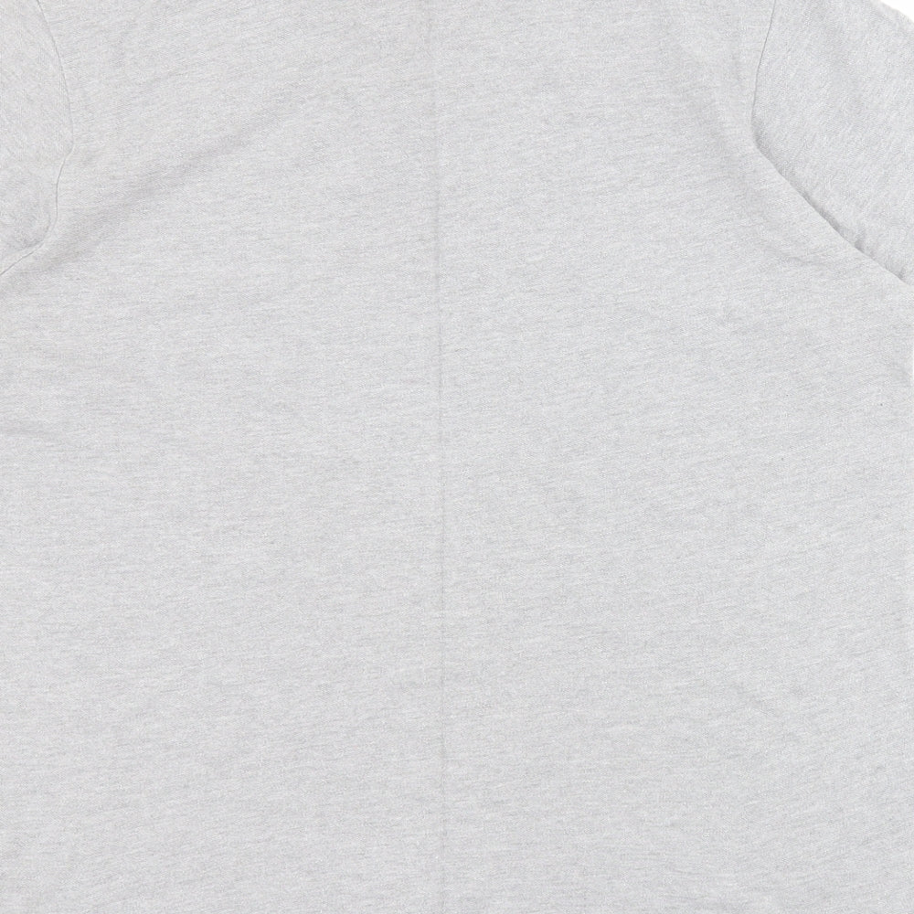 Primark Mens Grey Cotton Polo Size XL Collared Button