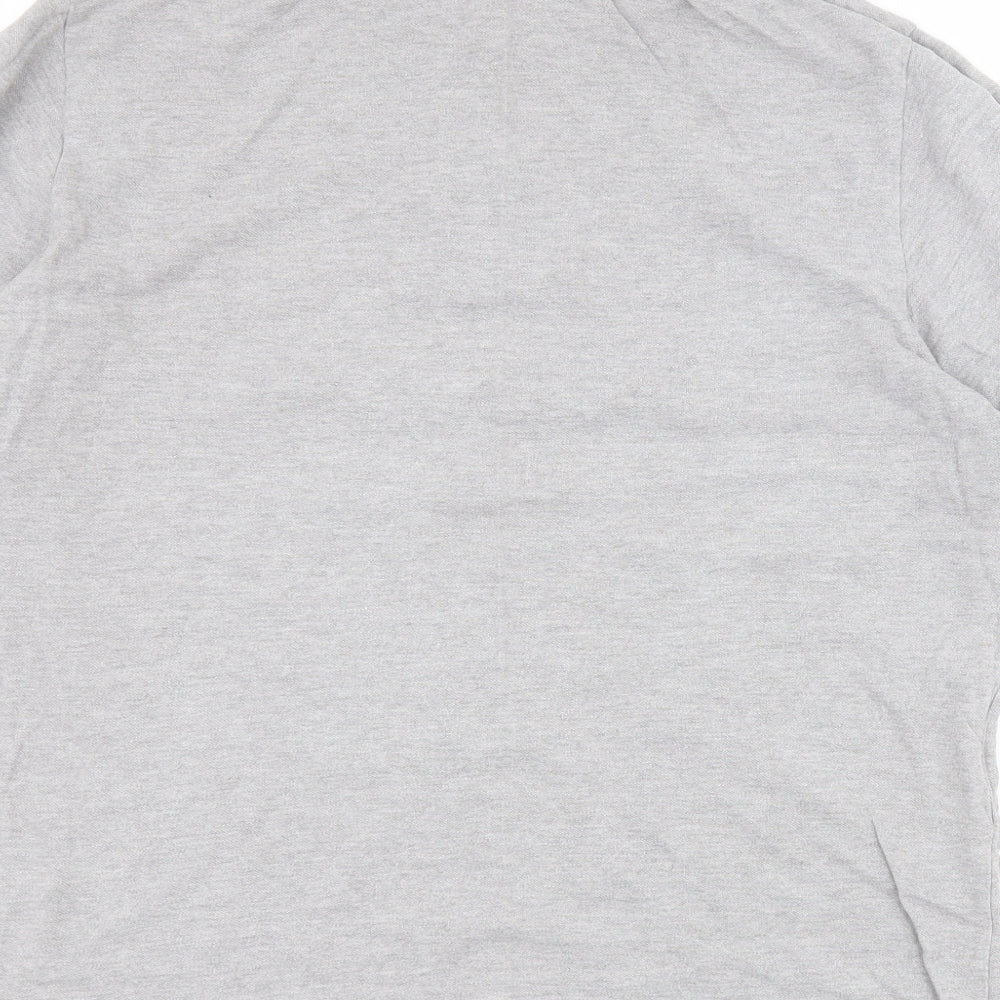 Primark Womens Grey Cotton Basic Polo Size XL Collared