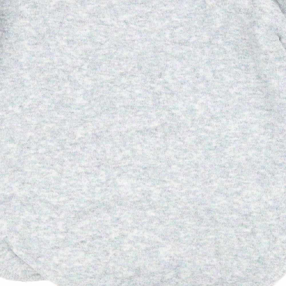 Marks & Spencer Womens Blue Round Neck Acrylic Pullover Jumper Size 12