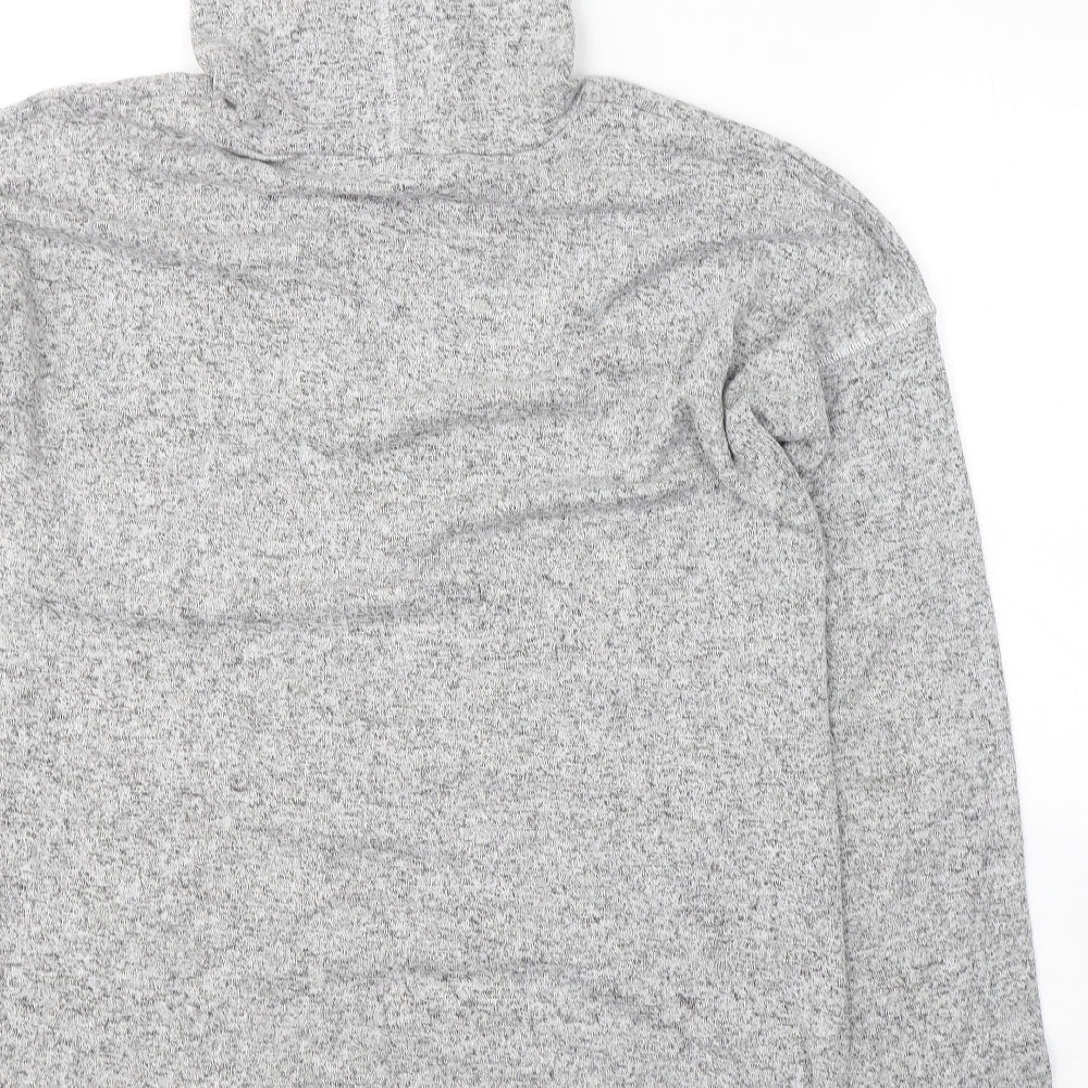 Marks & Spencer Womens Grey Viscose Pullover Sweatshirt Size 12 Pullover