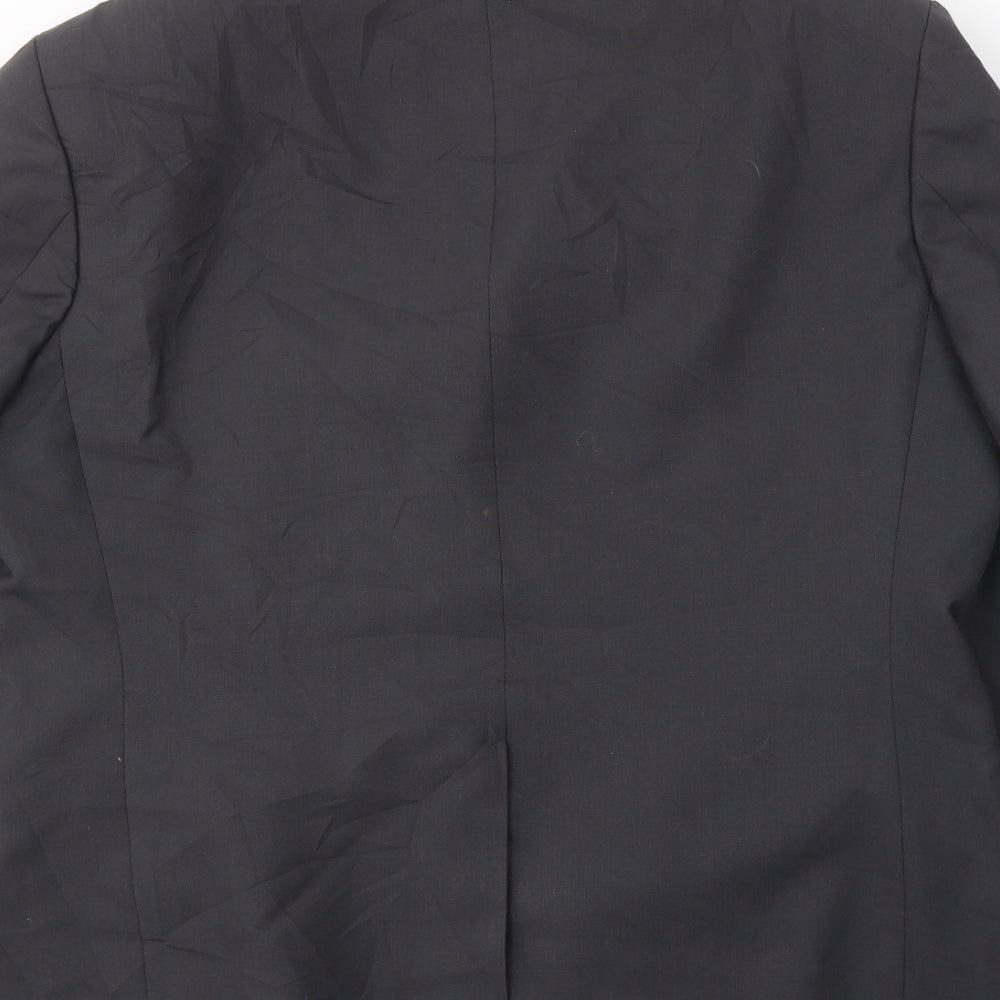 Knight & Asprey Mens Grey Polyester Jacket Suit Jacket Size L