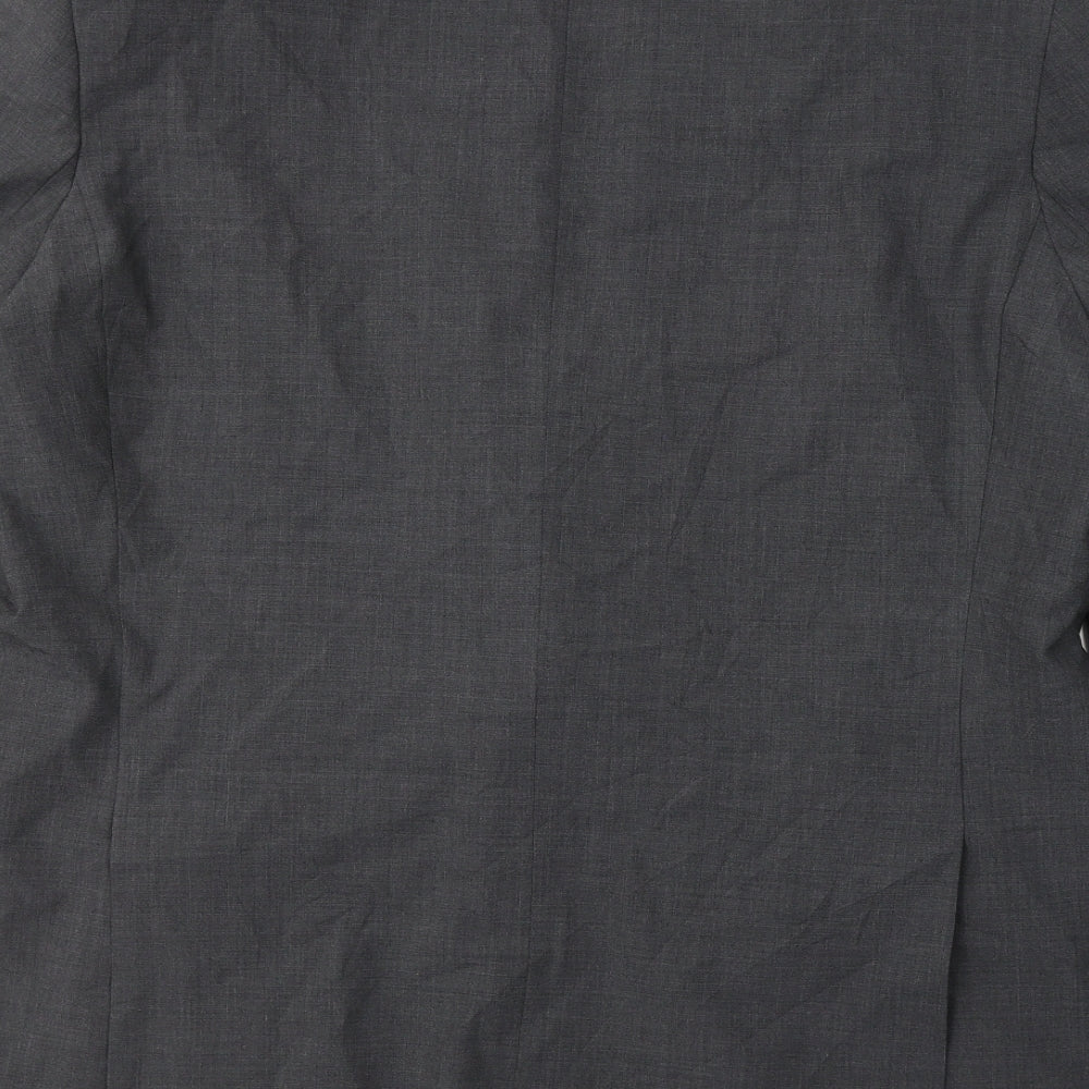Marks & Spencer Mens Grey Polyester Jacket Suit Jacket Size XL