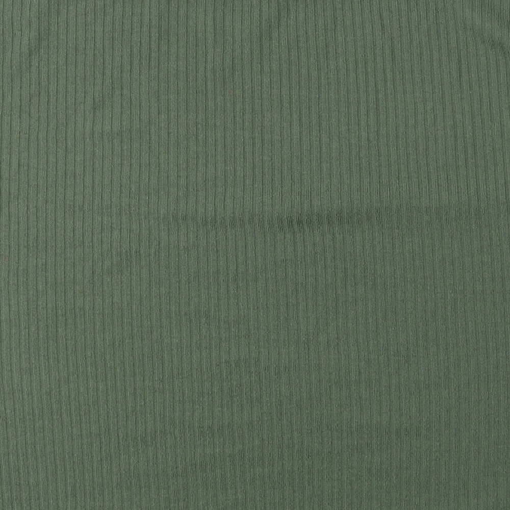 Primark# Womens Green Polyester Jersey T-Shirt Size 10 Round Neck