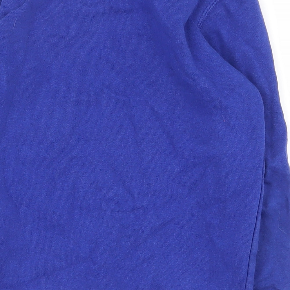 TU Boys Blue Cotton Pullover Sweatshirt Size 4 Years Pullover - School wear