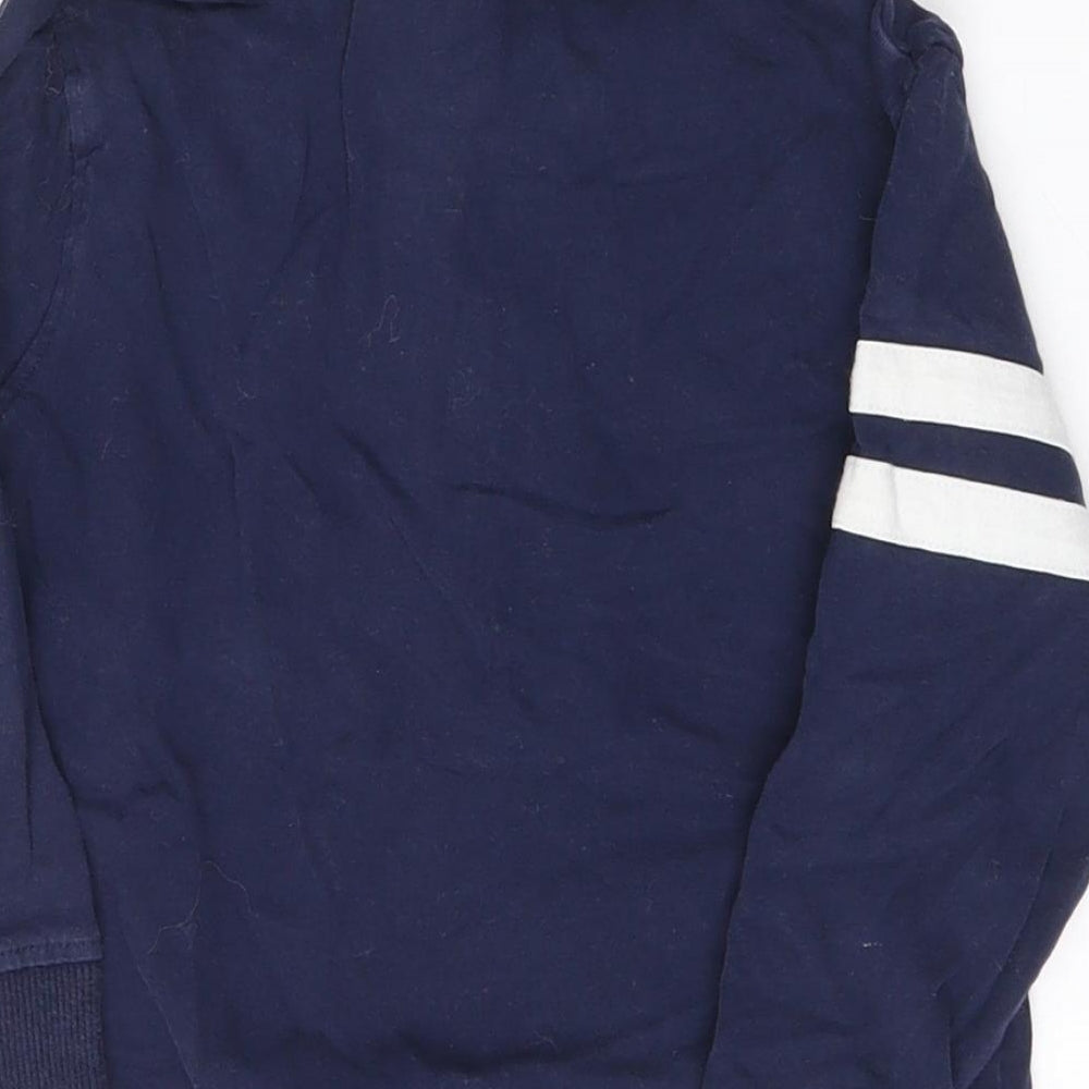 NEXT Boys Blue Cotton Basic Polo Size 3 Years Collared Button