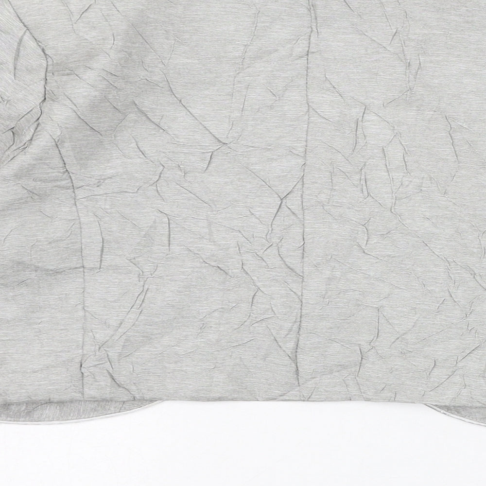 Anna Rose Womens Grey Jacket Size 12