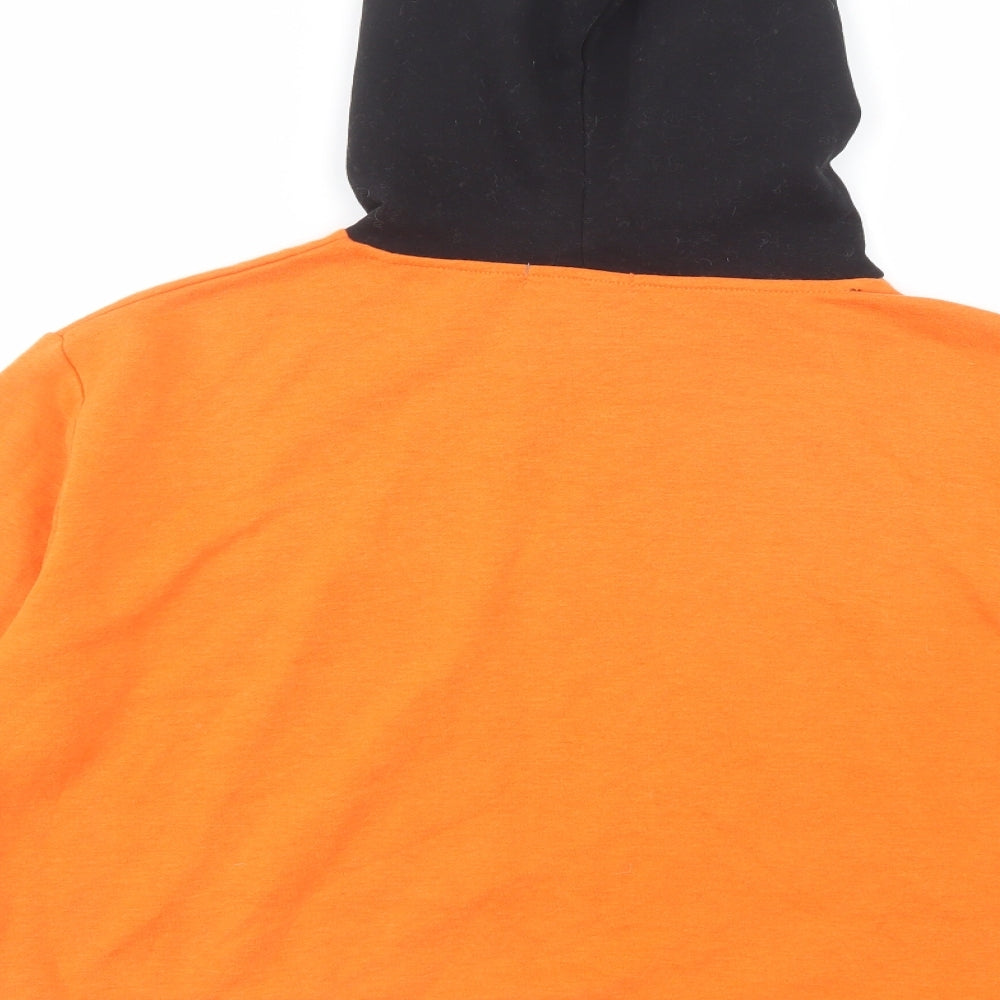 Primark Womens Orange Polyester Pullover Hoodie Size 12 Pullover - NYC