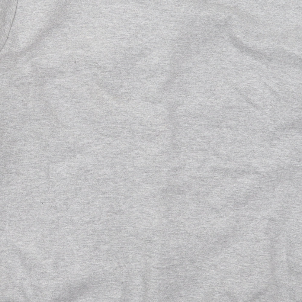 Pep&co Mens Grey Cotton Pullover Sweatshirt Size S