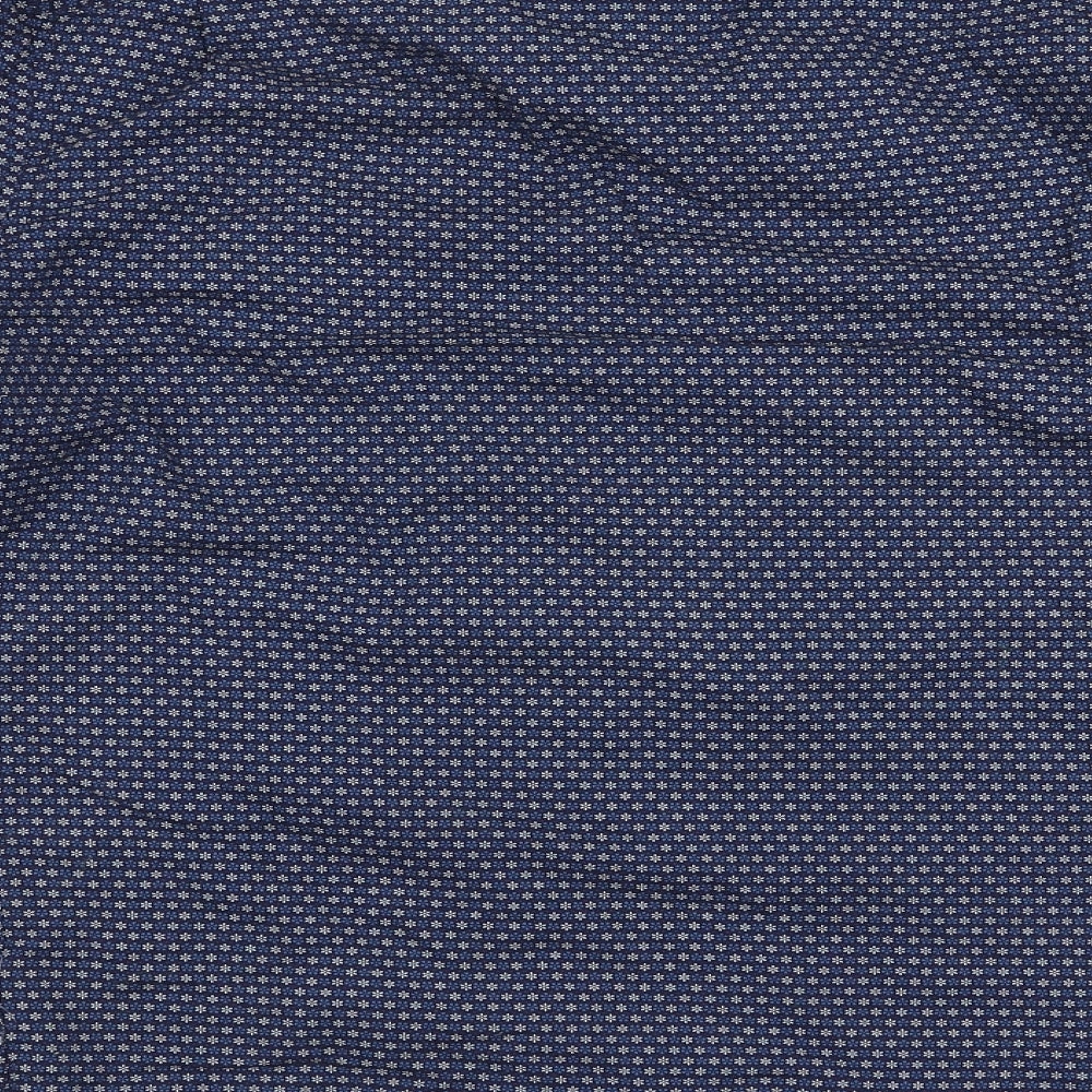 Gap Mens Blue Cotton Button-Up Size S Collared Button