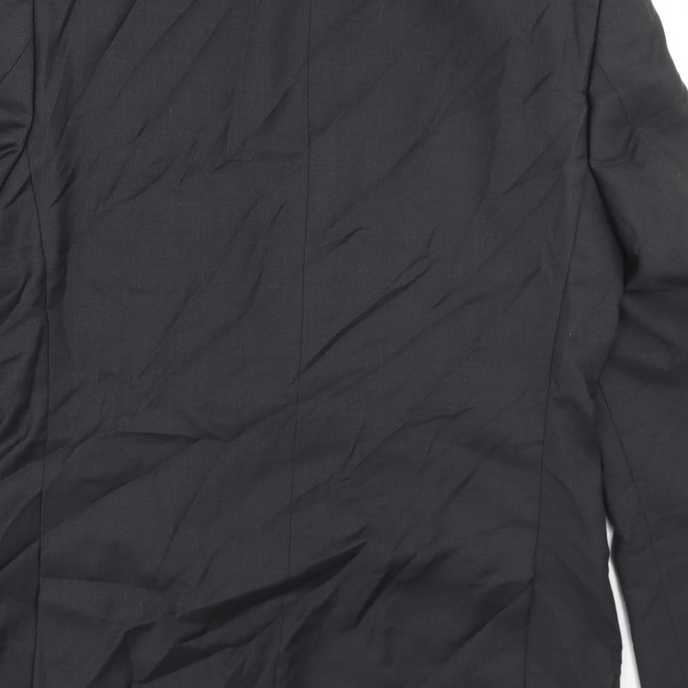 Lanificio Mens Grey Wool Jacket Blazer Size 36