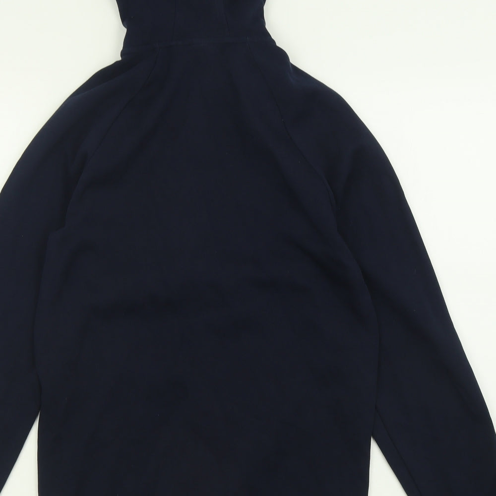 Matalan Mens Blue Cotton Full Zip Hoodie Size XS