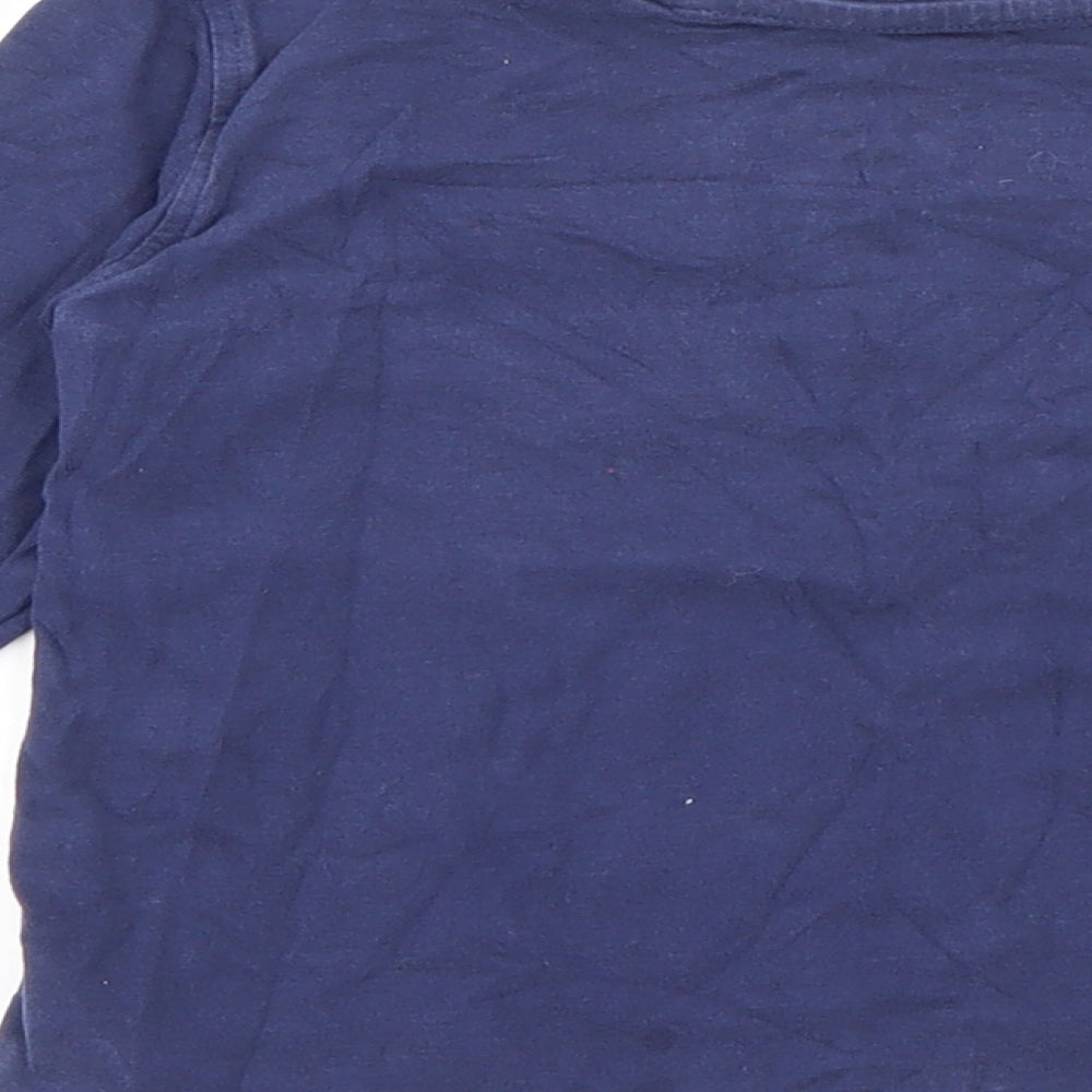 MNexty Baby Blue Cotton Pullover T-Shirt Size 12-18 Months Crew Neck