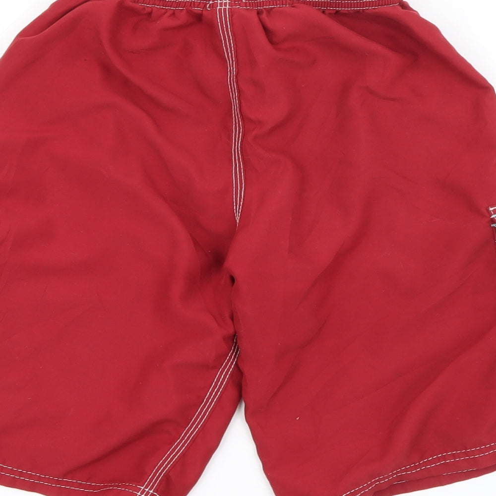 Pumpkin Patch Boys Red Polyester Cargo Shorts Size 4 Years Regular