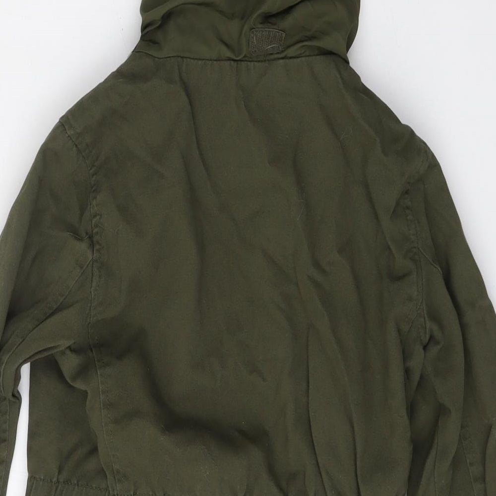 Matalan Girls Green Anorak Jacket Size 7 Years