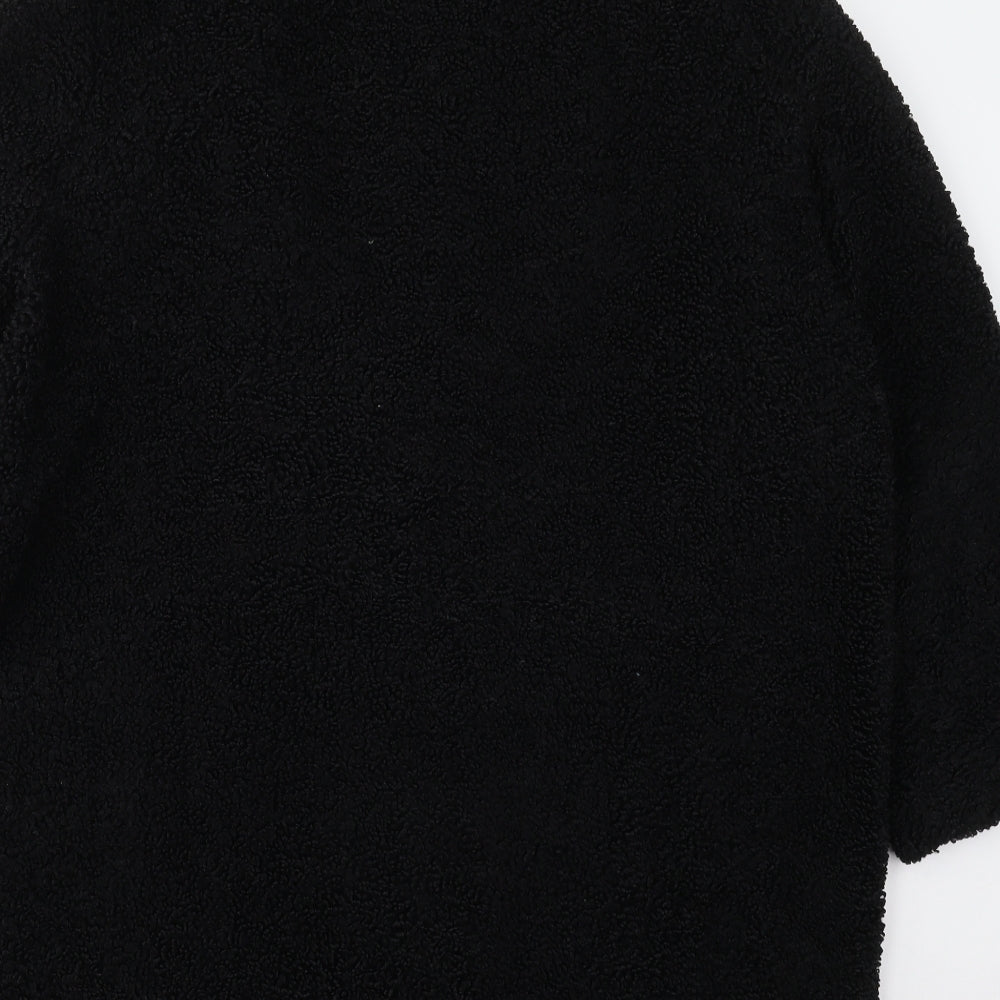 F&F Womens Black Pea Coat Coat Size 16 Button