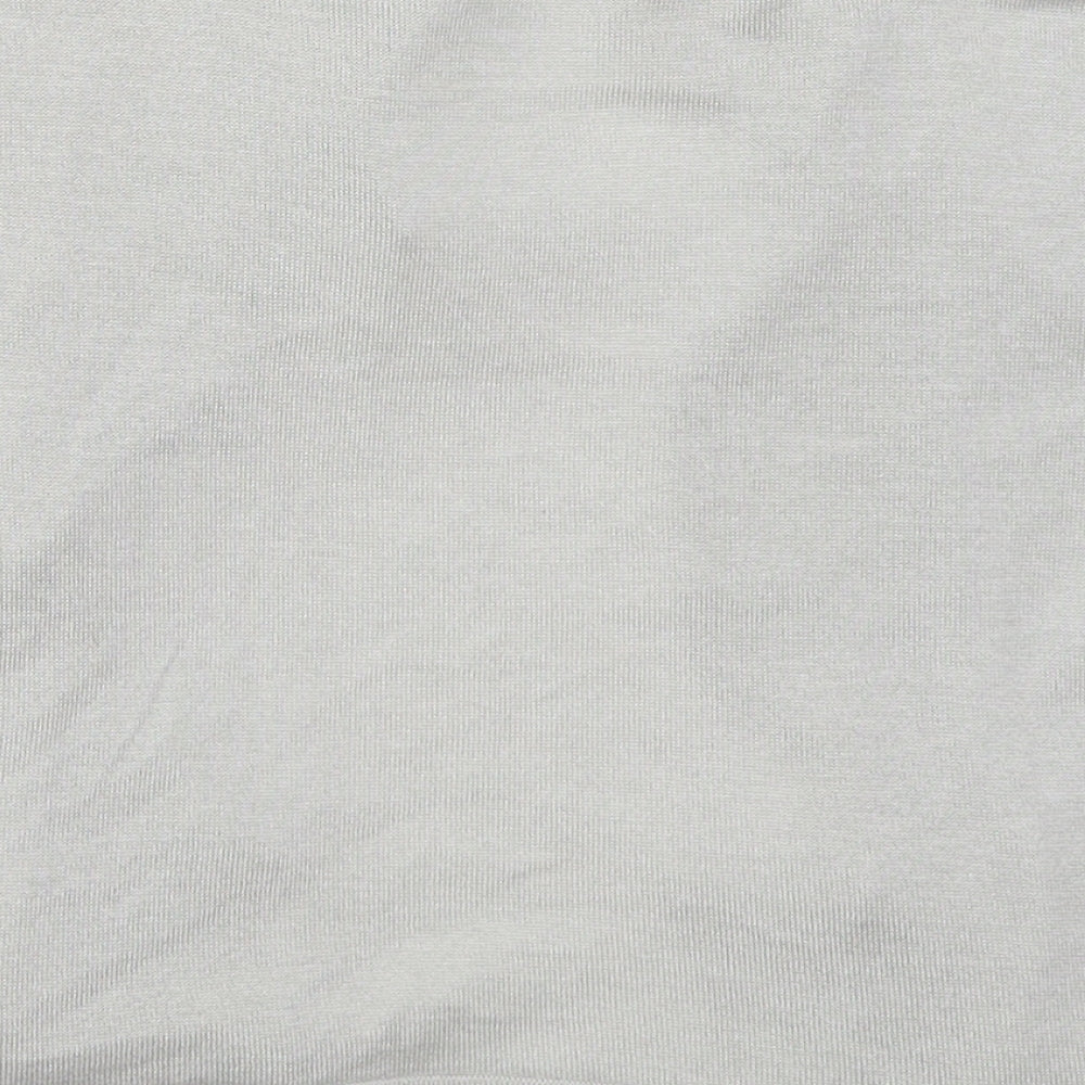 Per Una Womens Grey V-Neck Viscose Cardigan Jumper Size 14