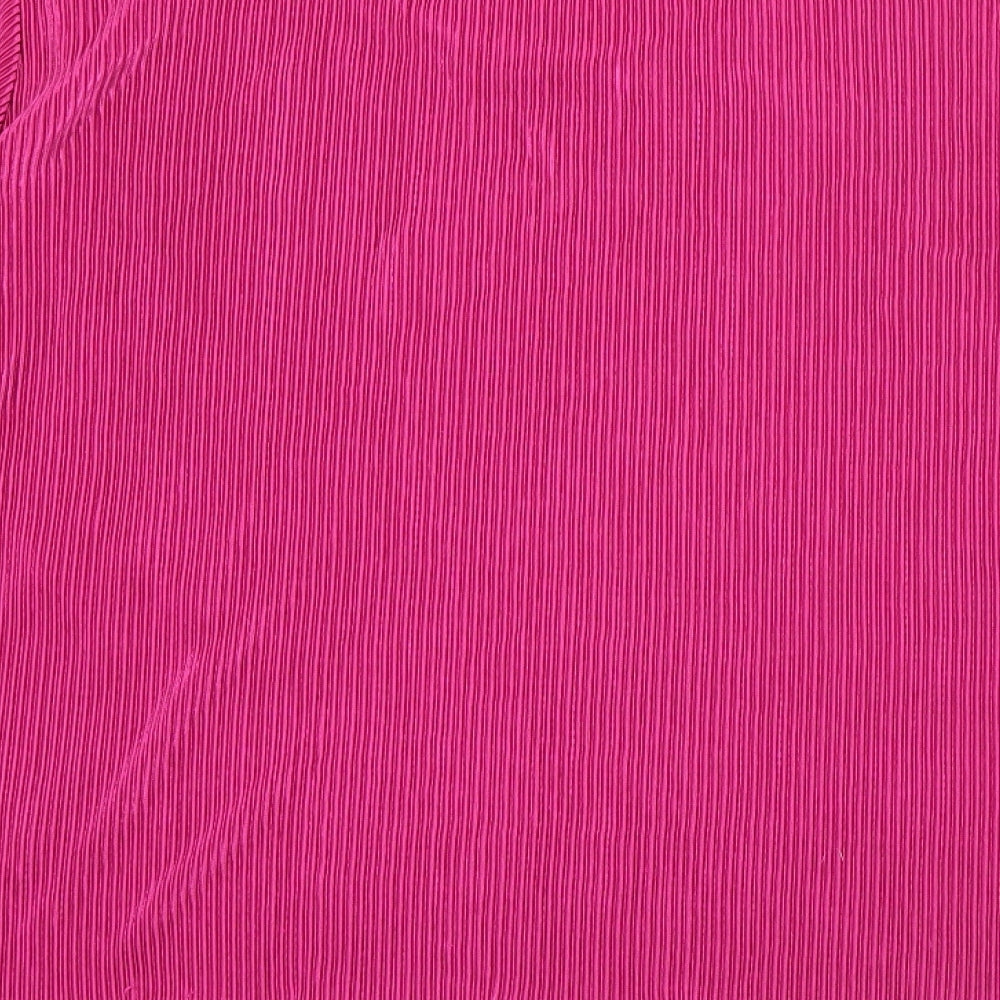 Damart Womens Purple Crew Neck Polyester Pullover Jumper Size 18