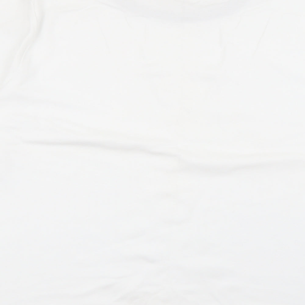 Style Inc Womens White Crew Neck Cotton Pullover Jumper Size XL