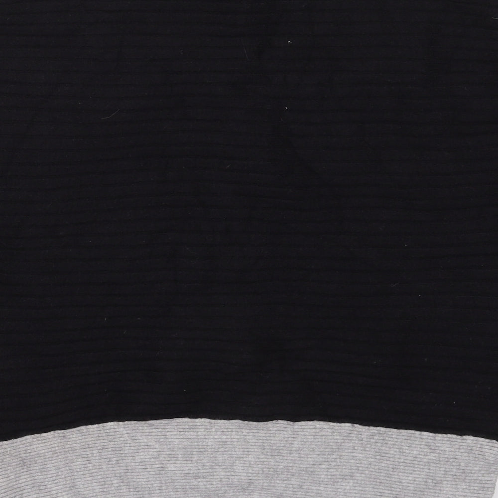 River Island Womens Black Mock Neck Viscose Pullover Jumper Size XS - Beige