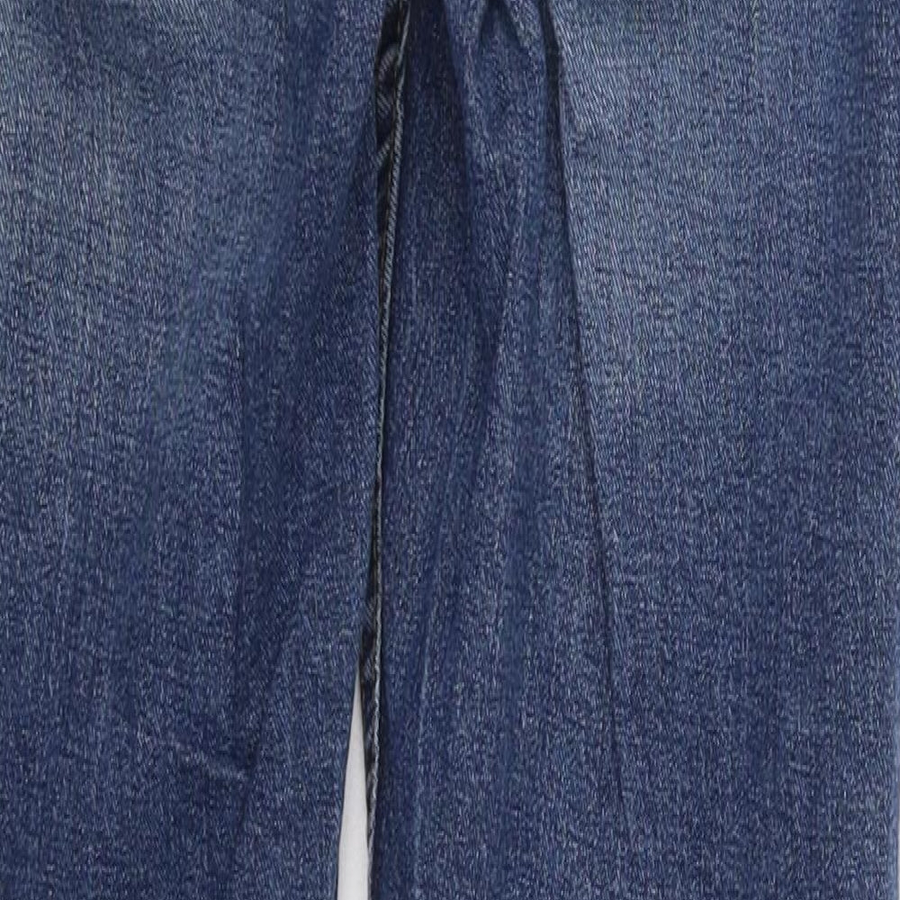 New Look Mens Blue Cotton Skinny Jeans Size 32 L30 in Regular Button