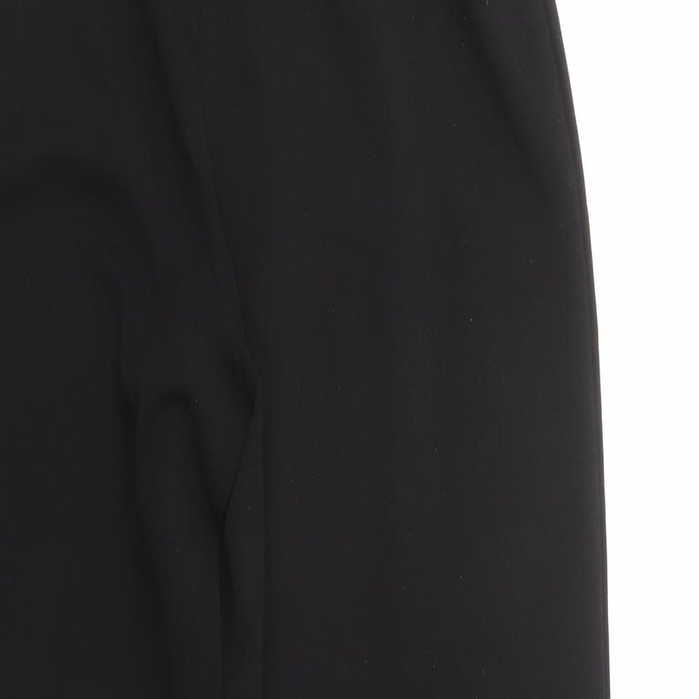 ASOS Womens Black Polyester Dress Pants Trousers Size 8 L26 in Regular