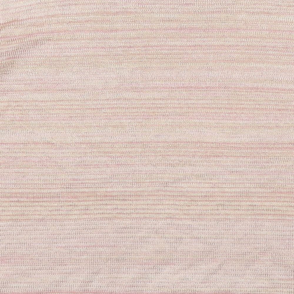 Per Una Womens Pink Boat Neck Polyester Pullover Jumper Size 8