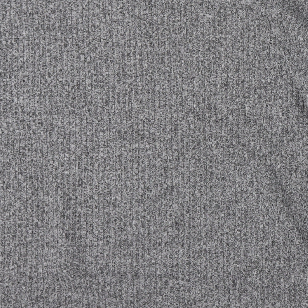 Primark Womens Grey Round Neck Polyester Pullover Jumper Size 12