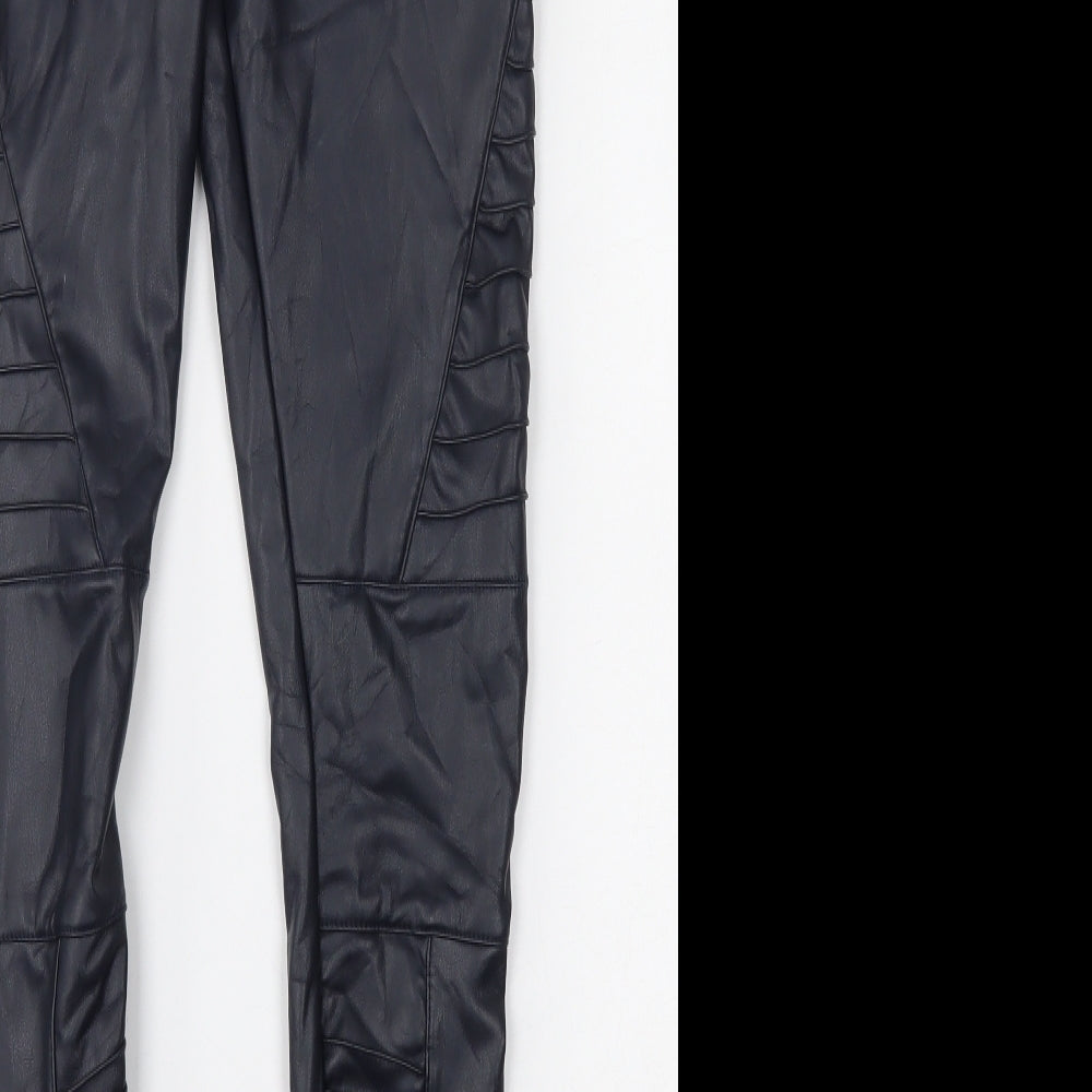Babe Womens Grey Polyamide Trousers Size S L27 in Regular