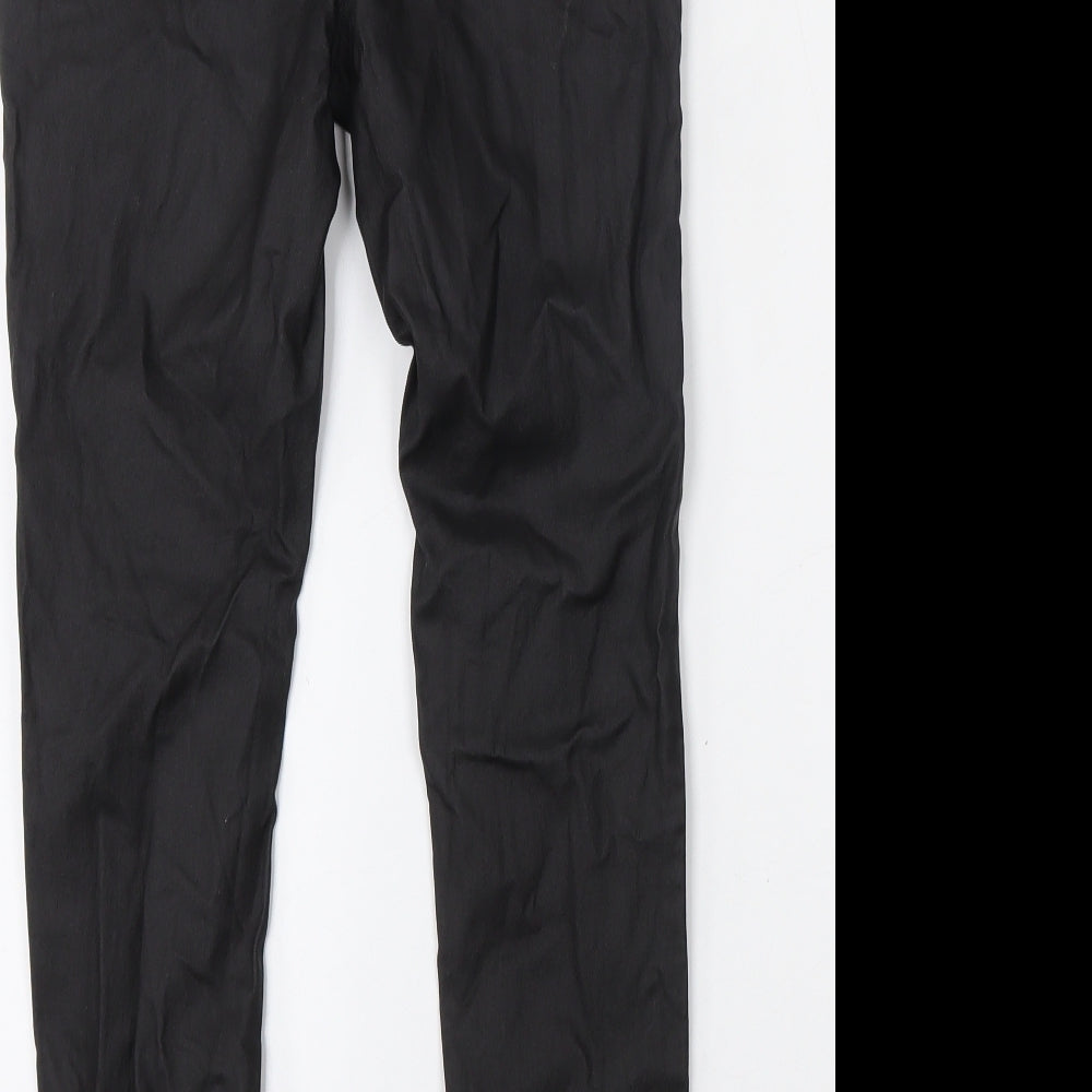 NEXT Womens Black Viscose Jegging Jeans Size 10 L28 in Regular