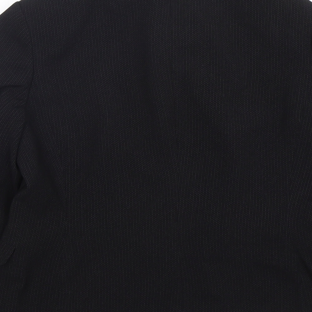 NEXT Womens Black Polka Dot Jacket Blazer Size 10 Button
