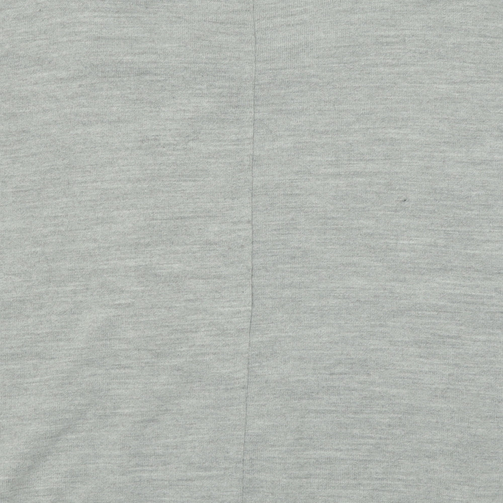 ASOS Womens Grey Crew Neck Acrylic Pullover Jumper Size 6