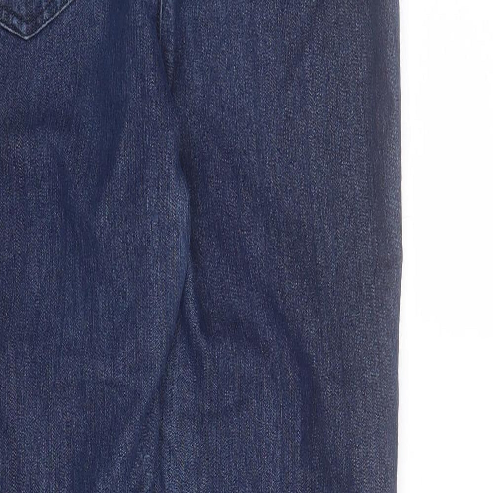 Marks & Spencer Womens Blue Cotton Jegging Jeans Size 10 L28 in Regular