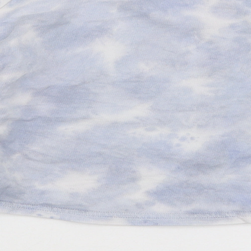 NEXT Girls Blue 100% Cotton Pullover Sweatshirt Size 6 Years Pullover - Paradise