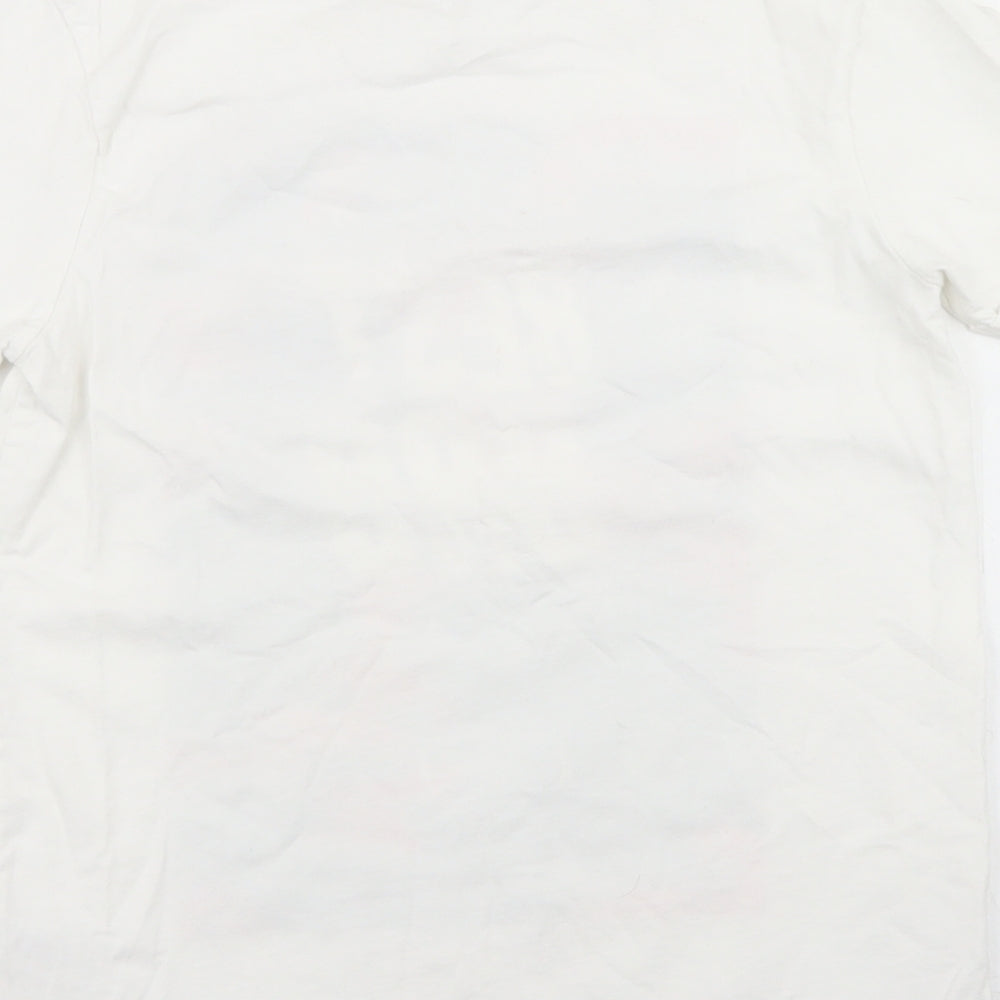 George Boys White Cotton Basic T-Shirt Size 9-10 Years Crew Neck - Best Bro