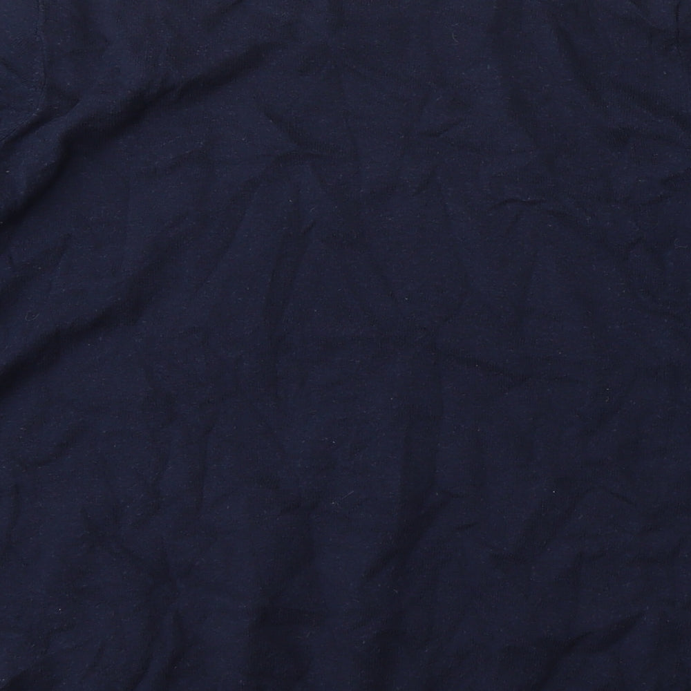 NEXT Womens Blue Round Neck Cotton Pullover Jumper Size 14