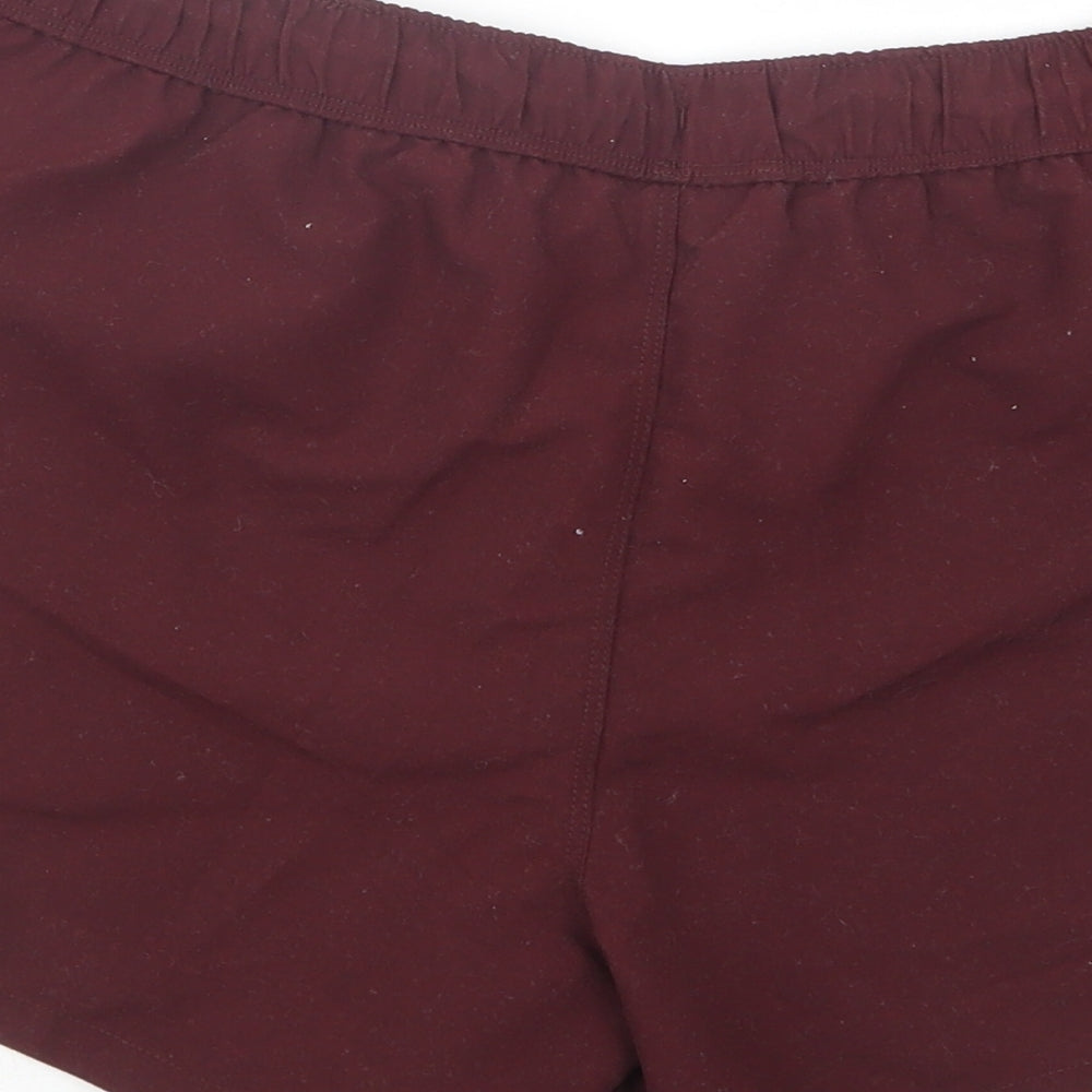 ASOS Womens Purple Polyester Bermuda Shorts Size S L3 in Regular Drawstring