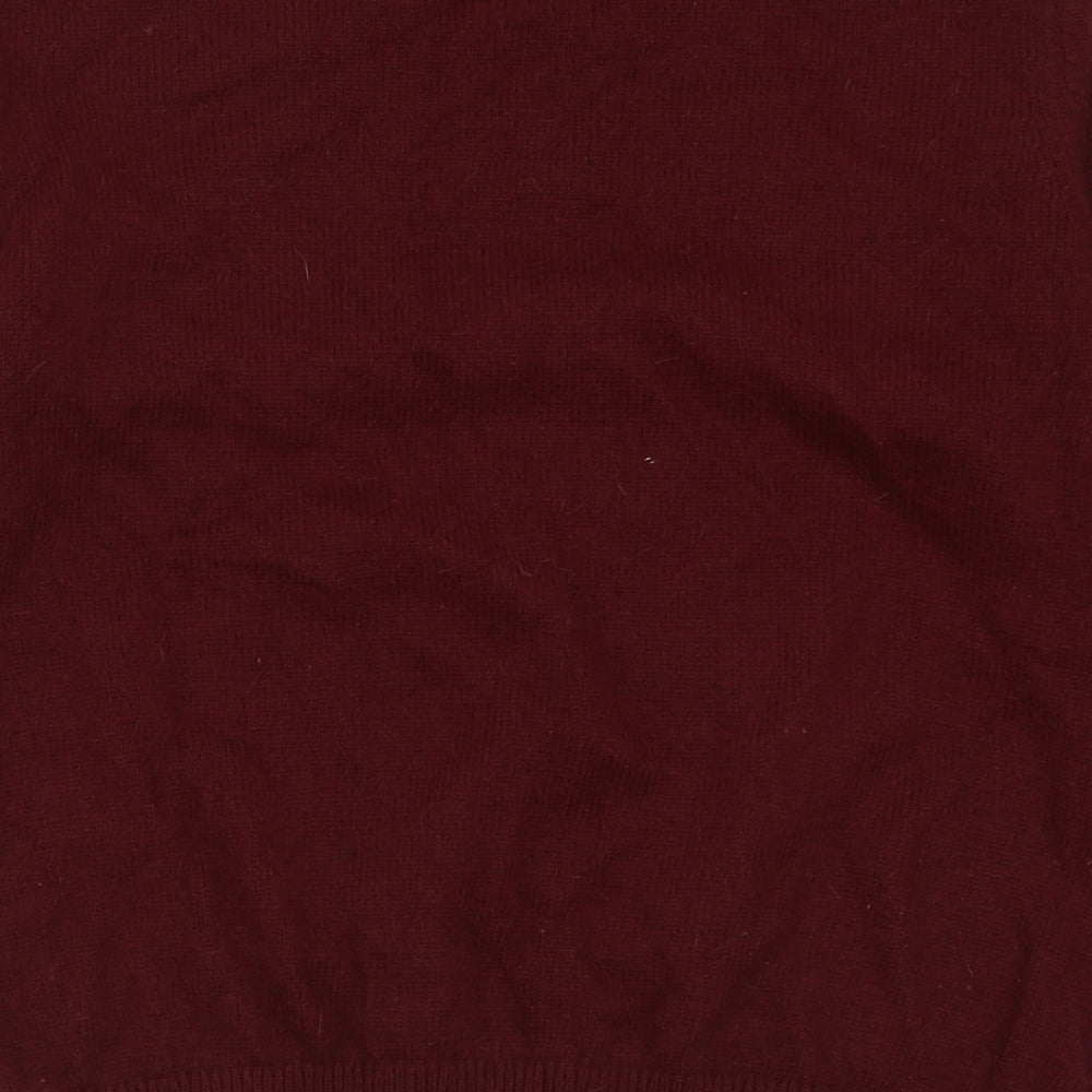 H&M Womens Purple Crew Neck Acrylic Pullover Jumper Size M