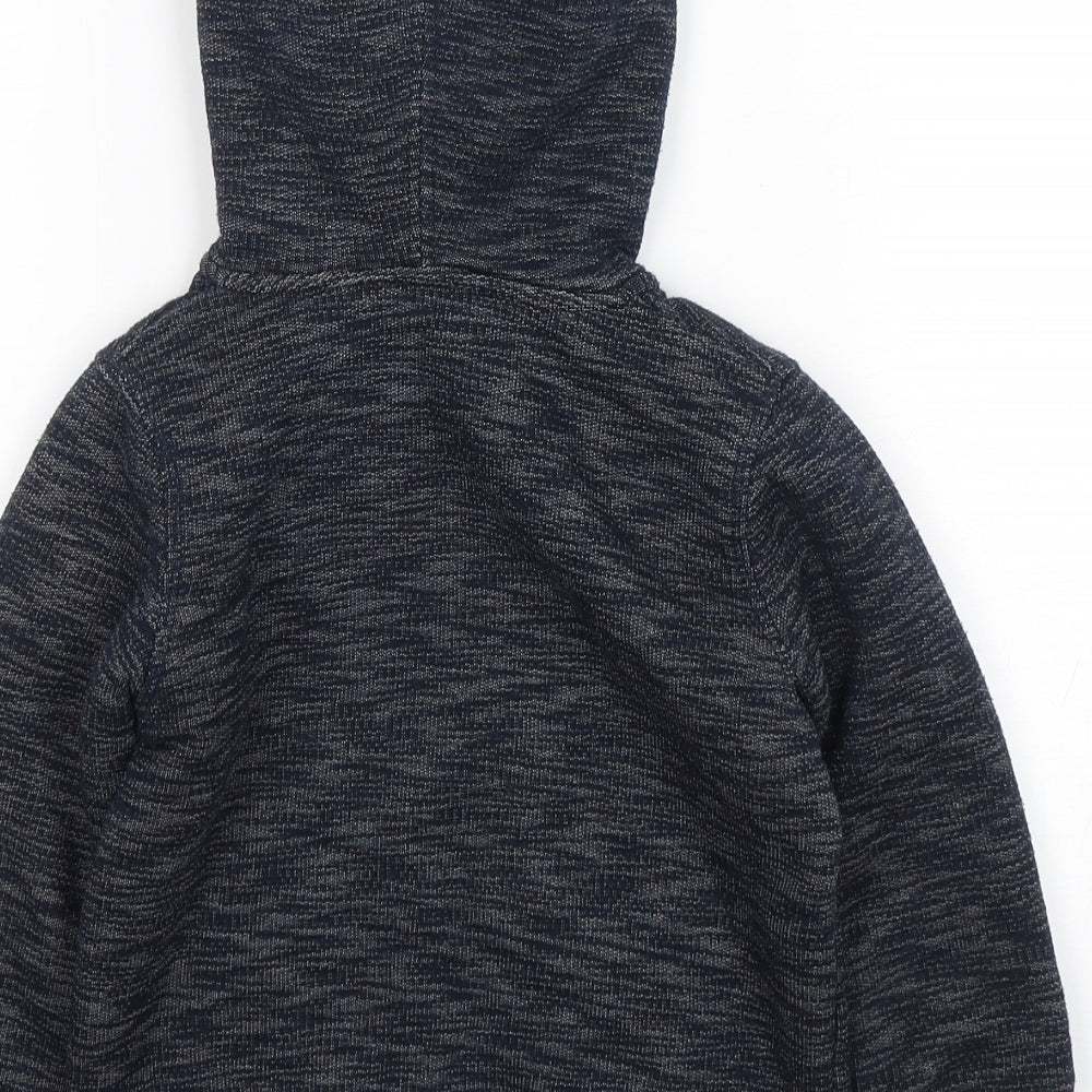 Palomino Boys Blue Cotton Full Zip Hoodie Size 6 Years Zip