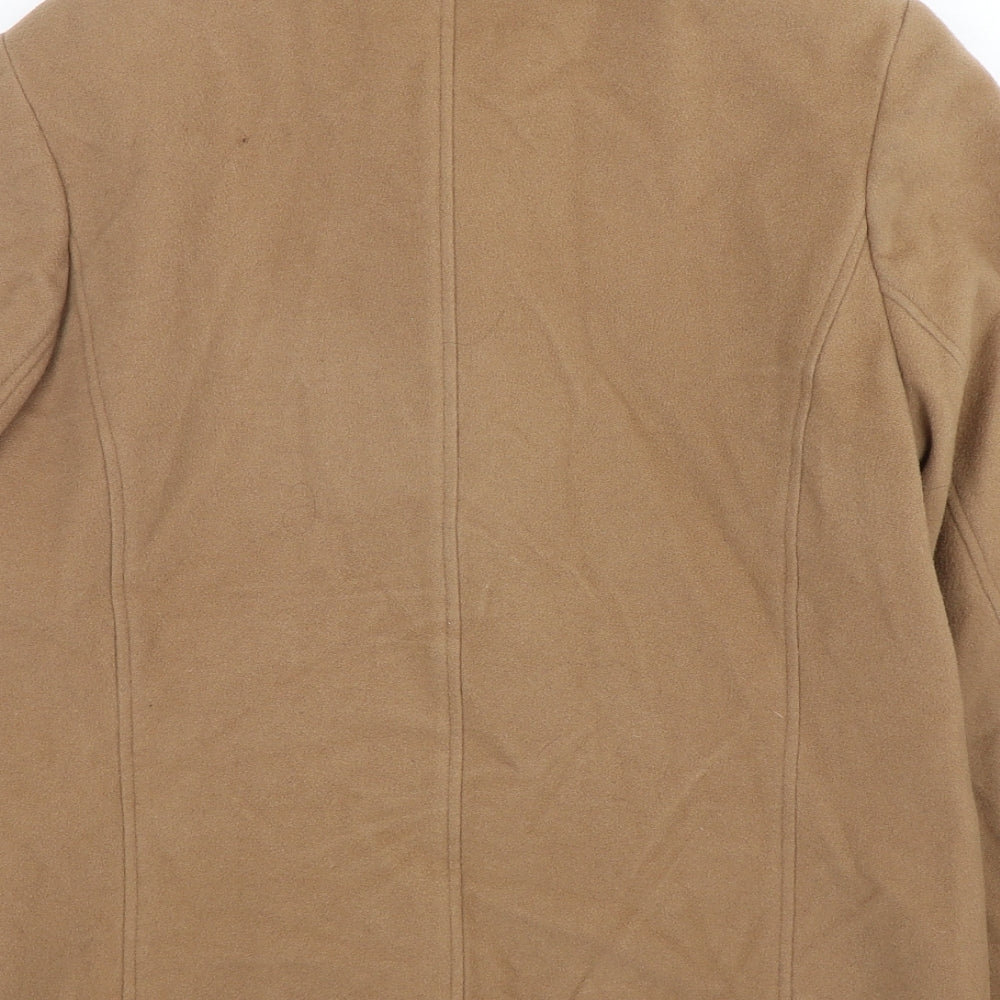 Marks & Spencer Womens Brown Jacket Size 12 Button