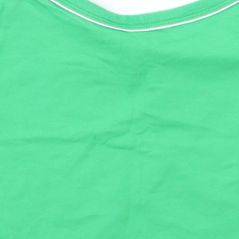 Mothercare Baby Green Cotton Pullover T-Shirt Size 0-3 Months Crew Neck Pullover