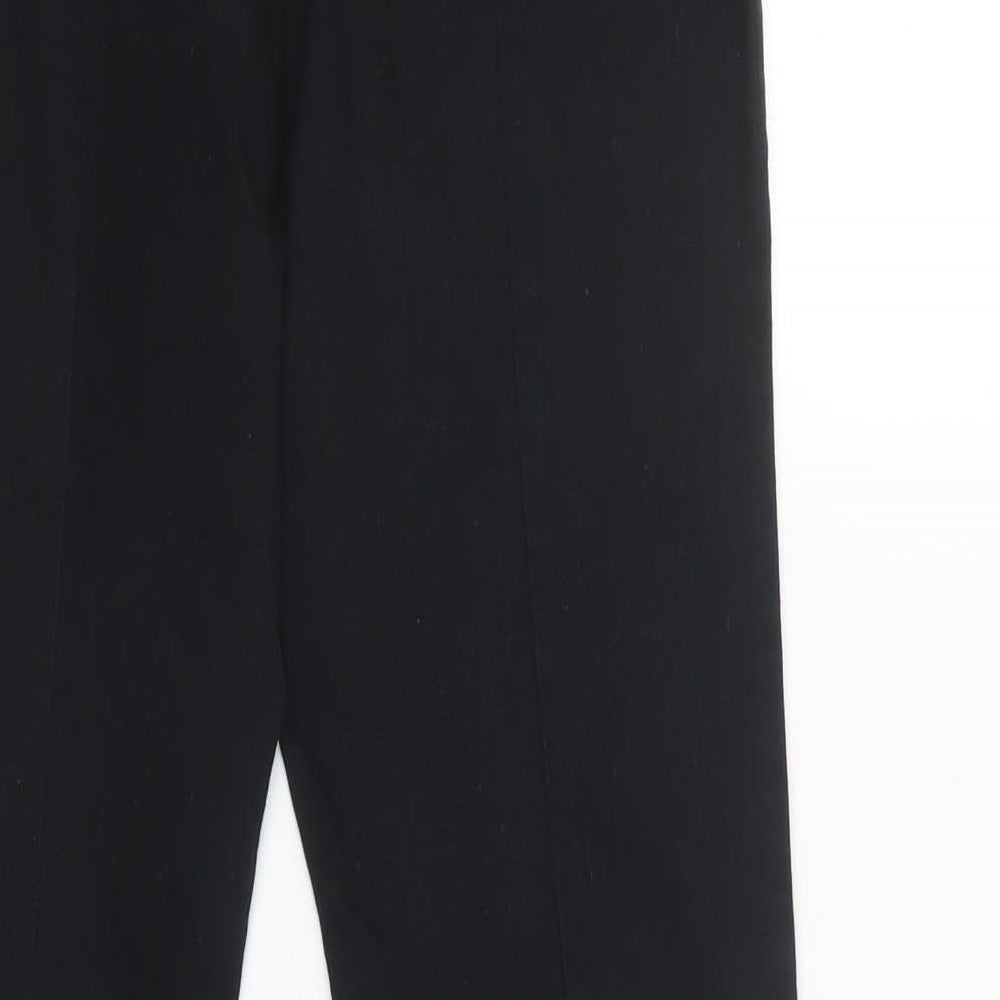 H&M Womens Black Cotton Jegging Trousers Size 10 L29 in Regular