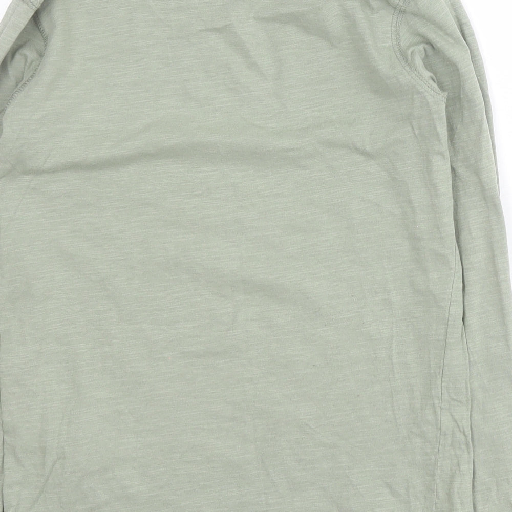 Sfera Boys Green 100% Cotton Pullover T-Shirt Size 6-7 Years Crew Neck Pullover
