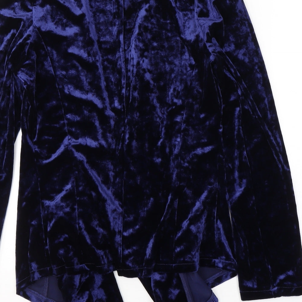 Avon Womens Blue V-Neck Polyester Cardigan Jumper Size 10