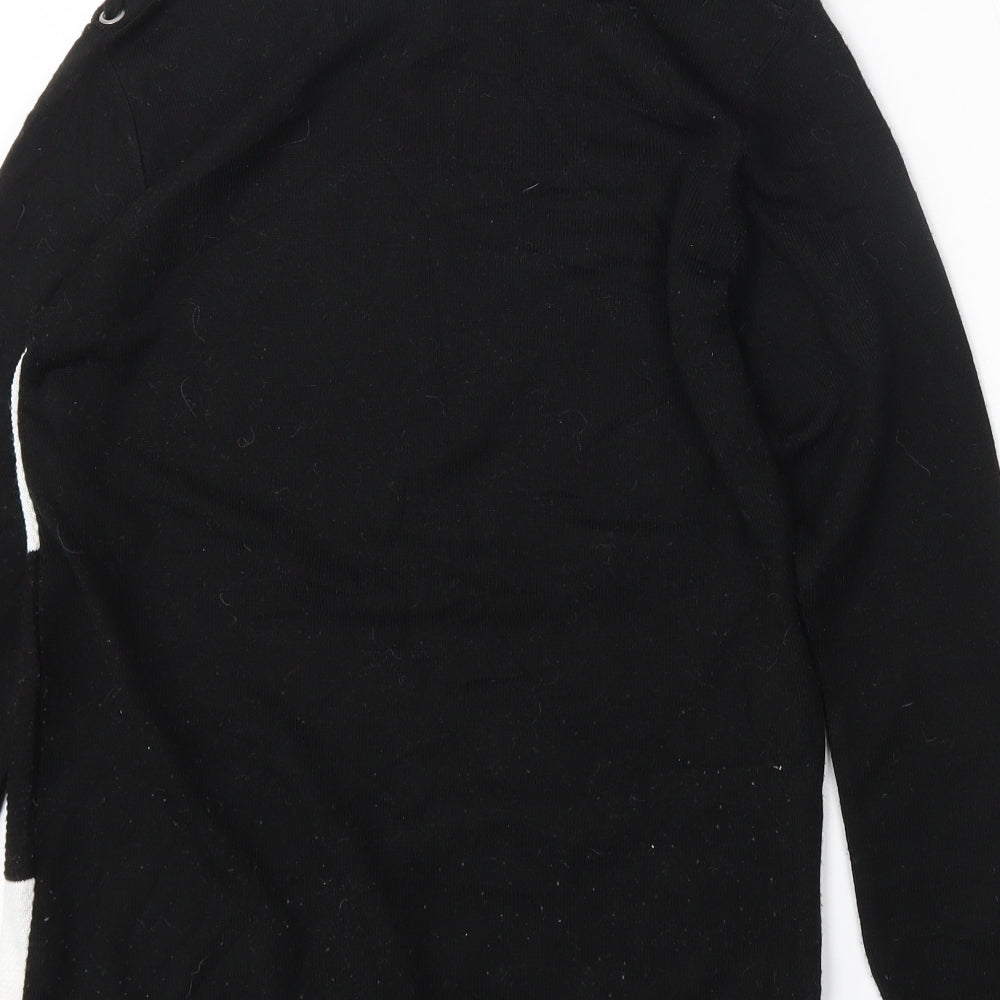 F&F Womens Multicoloured Round Neck Acrylic Pullover Jumper Size 6