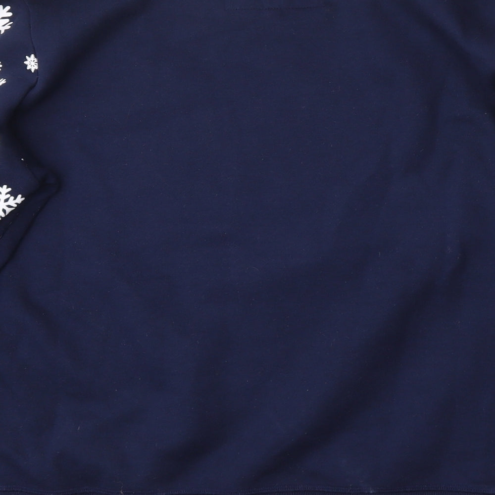 Dunnes Stores Womens Blue Polyester Pullover Sweatshirt Size L