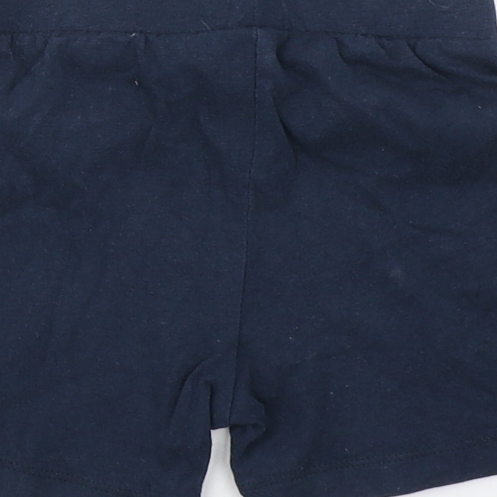 Primark Boys Blue 100% Cotton Jogger Trousers Size 12-18 Months - Shorts