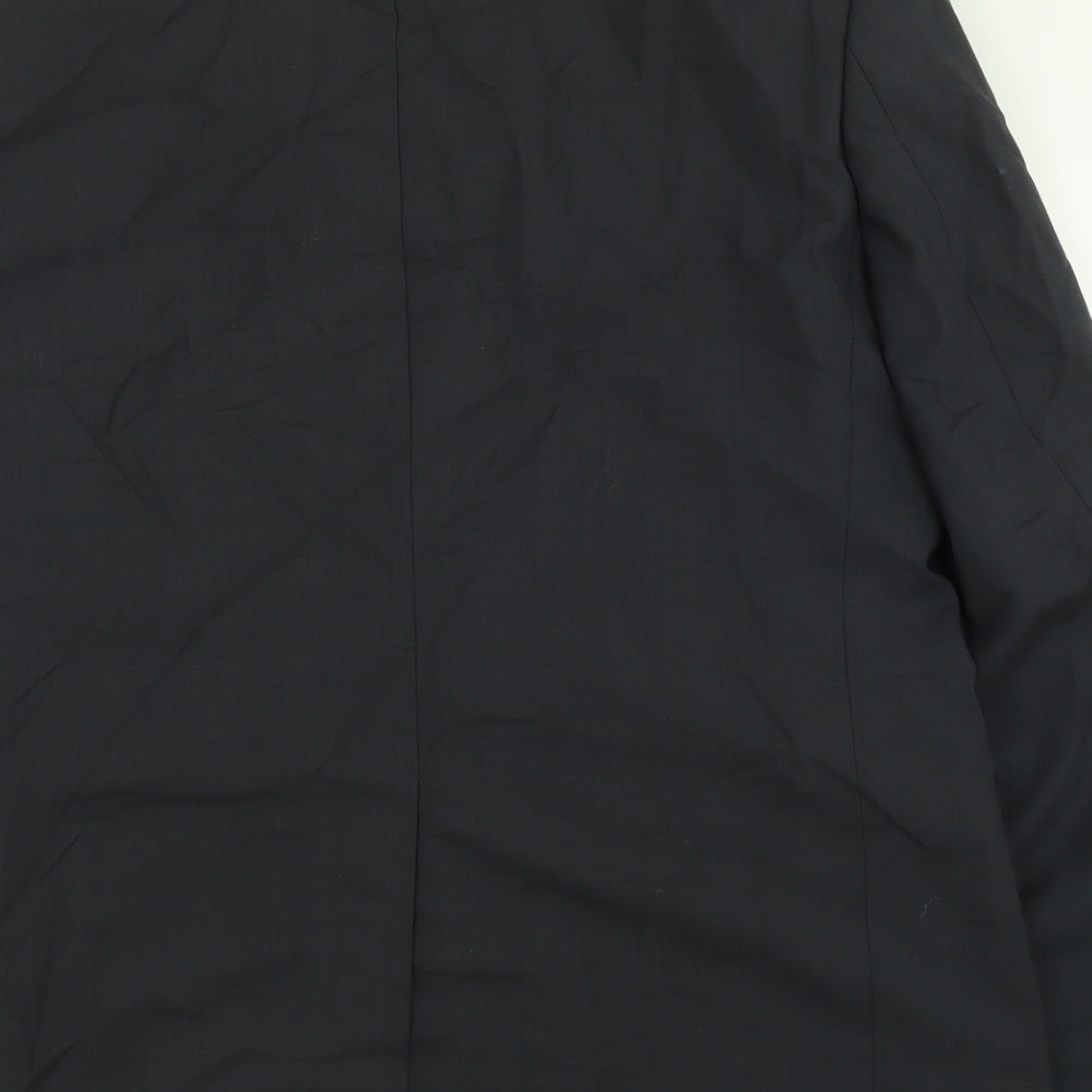 Marks & Spencer Mens Grey Wool Jacket Suit Jacket Size 40