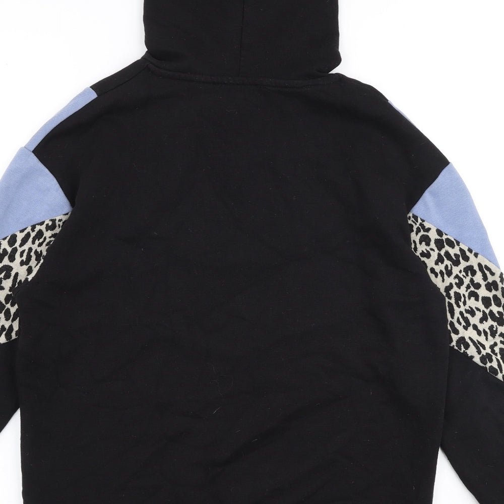 Papaya Womens Multicoloured Animal Print Polyester Pullover Hoodie Size S Pullover