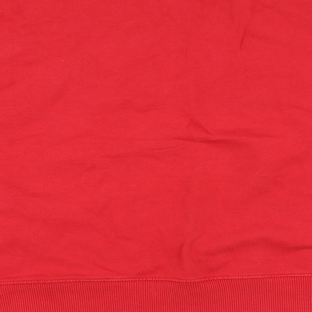 Primark Womens Red Polyester Pullover Sweatshirt Size L Pullover